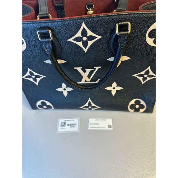 LOUIS VUITTON ON THE GO MM TOTE BAG BICOLOR EMPREINTE LEATHER M45495 - Picture 14 of 16